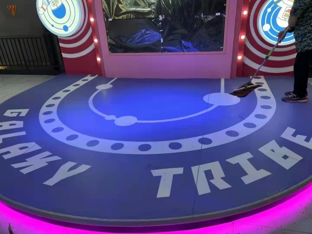 Pisos de vinilo con efecto 3D personalizado PVC pisos de vinilo impresos en 3D para parques temáticos