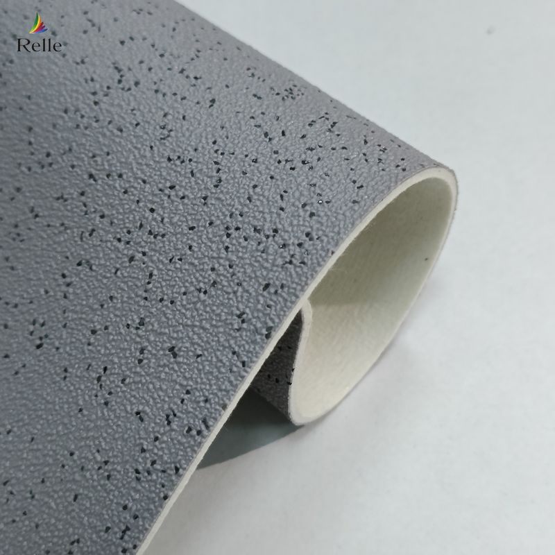 Revestimiento de pisos con relieves a prueba de fuego PVC Vinyl Linoleo para autobuses