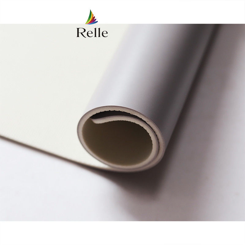 Relle Blanco Brillante sin costuras PVC Vinyl Roll para el estudio de danza PVC certificado SGS