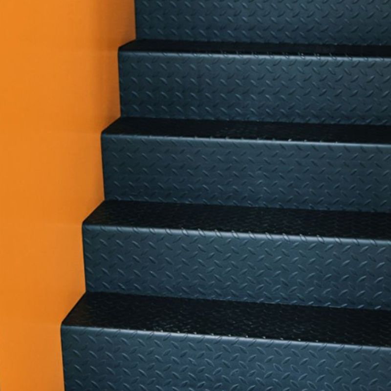 Rollas de suelo de garaje de caucho negro de 1,22 m de ancho Rollas de suelo de gimnasio de caucho de 4 mm de grosor