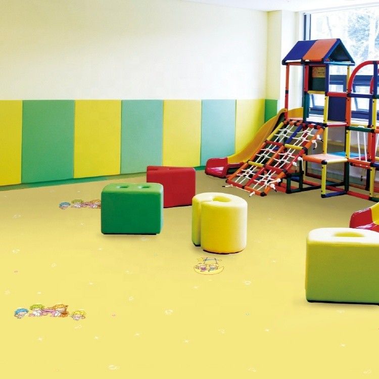 Relle Seguridad Jardín de Infancia piso de PVC de vinilo de colores para más de 600 tipos