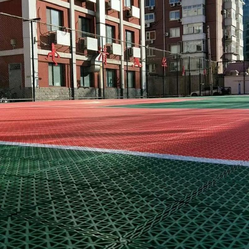 Pisos deportivos de PVC azul de 3,5 mm, 4,5 mm y 6 mm, azulejos deportivos para exteriores