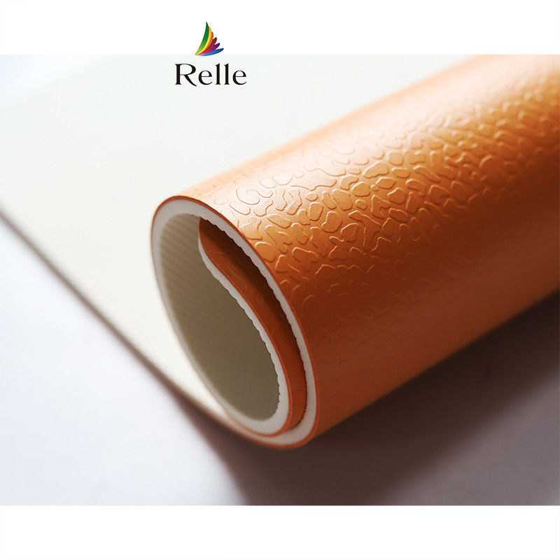 1.8m de ancho Relle PVC Vinyl de mesa de tenis de pista de piso de alfombra para el entrenamiento