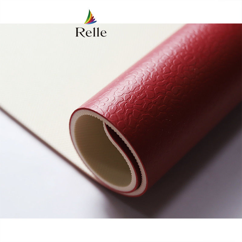 1.8m de ancho Relle PVC Vinyl de mesa de tenis de pista de piso de alfombra para el entrenamiento