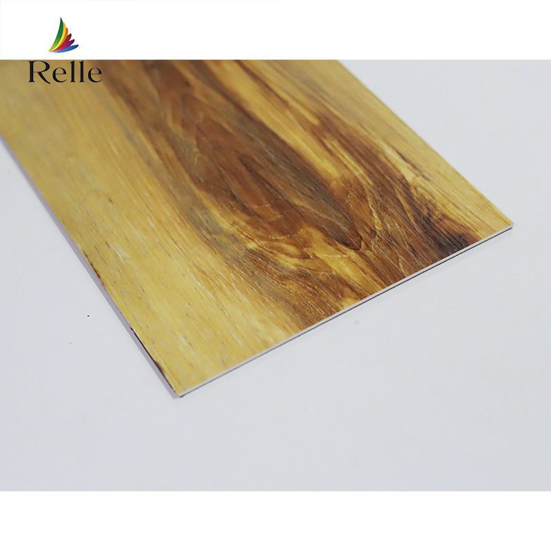Revestimiento UV Parquet LVT CE SGS Plastico de madera de aspecto de vinilo