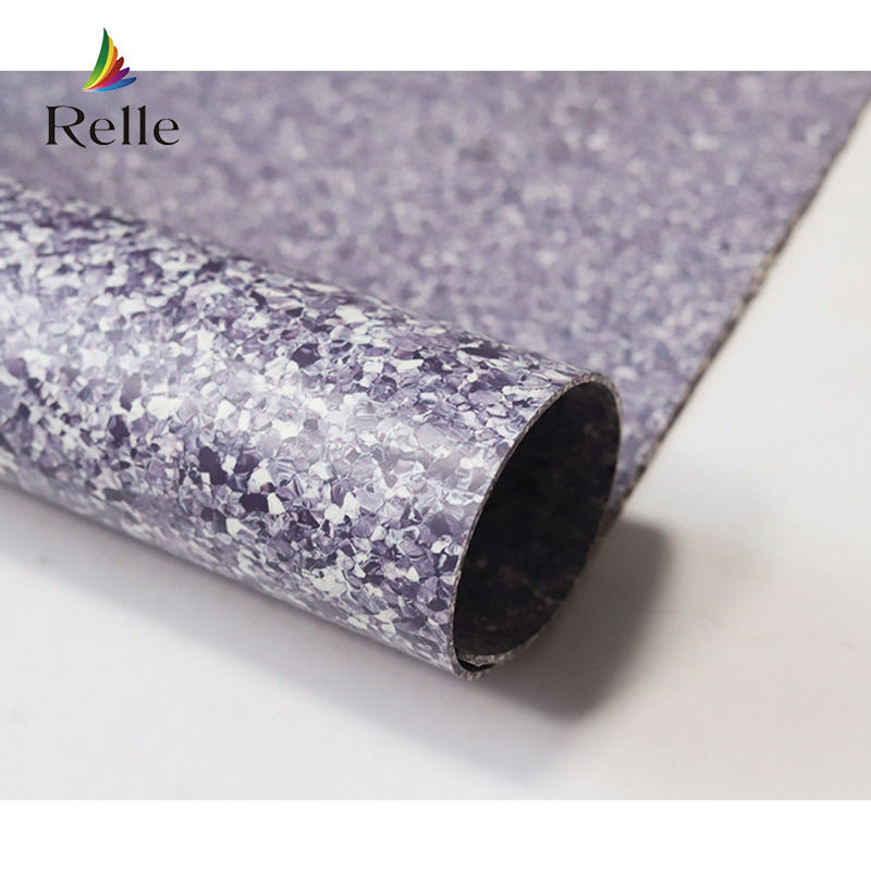 Plain Etc Relle Hospital Escolar Homogéneo Resiliente Hoja de vinilo para el suelo de Dubai