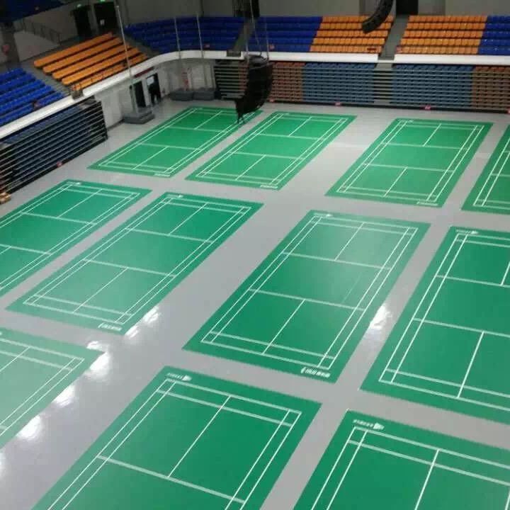 Accesorios para suelos Relle PVC Vinyl Rolls de suelo para el campo de bádminton en interiores
