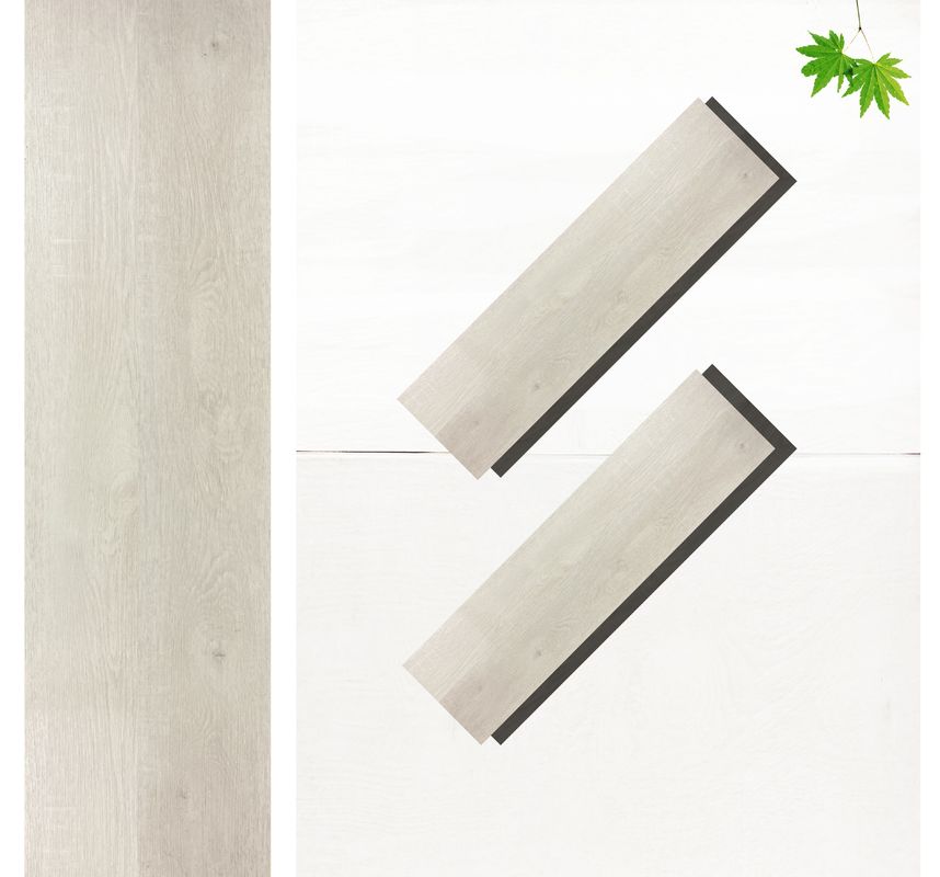 Pisos de PVC SPC de madera con aspecto de placa de vinilo de 8 mm pisos híbridos con piedra caliza grabado