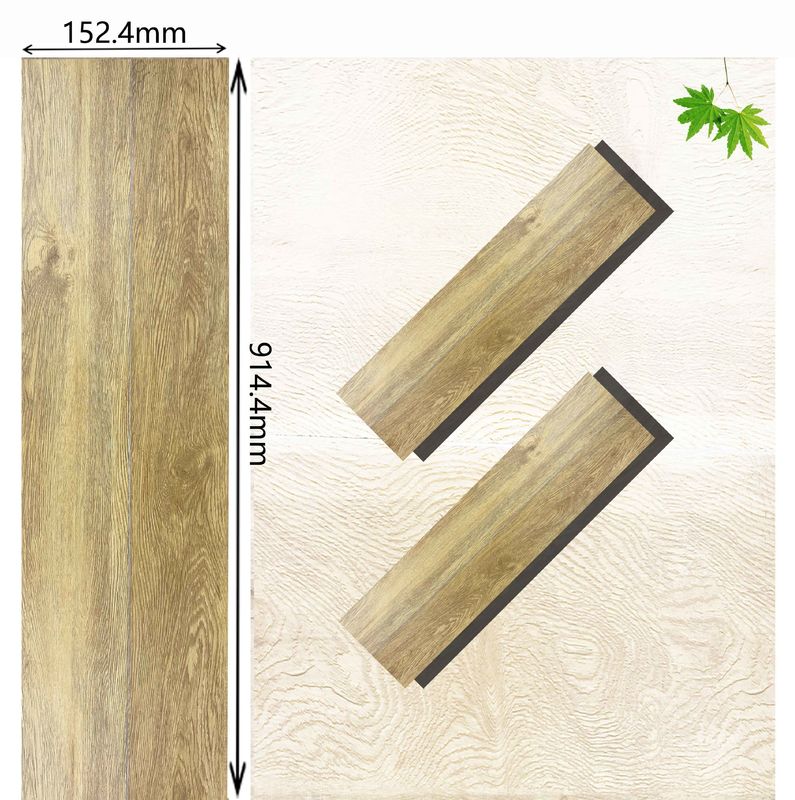 Relle PVC LVT piso de vinilo autoadhesivo de 2 mm piso de madera de vinilo de lujo