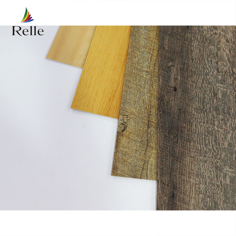 Relle PVC LVT piso de vinilo autoadhesivo de 2 mm piso de madera de vinilo de lujo