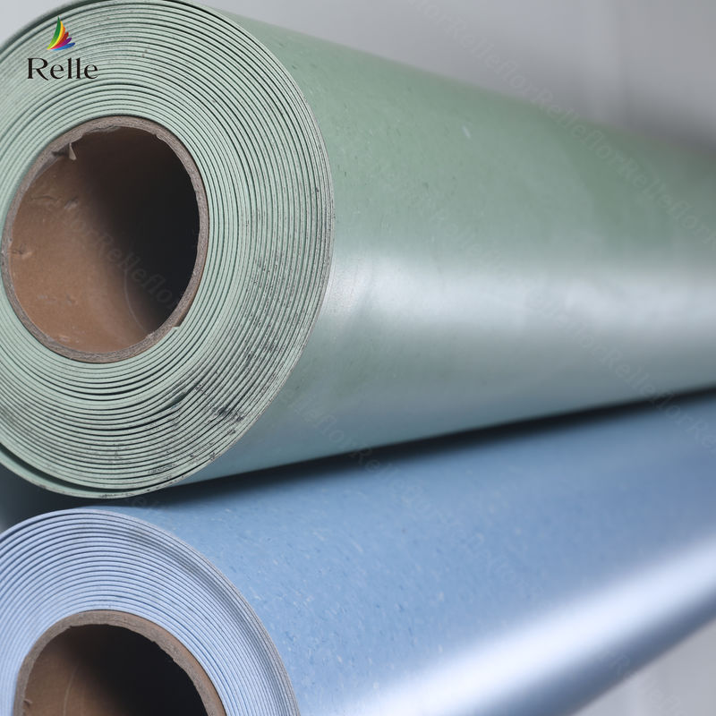 Hospital/Escuela/Aeropuerto/Laboratorio/Teatro 3m ancho 3mm espesor PVC rollo de suelo homogéneo