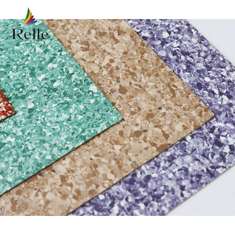 Relle Commercial Colorido de vinilo de suelo con 2-4 mm de espesor y piedra caliza en el interior