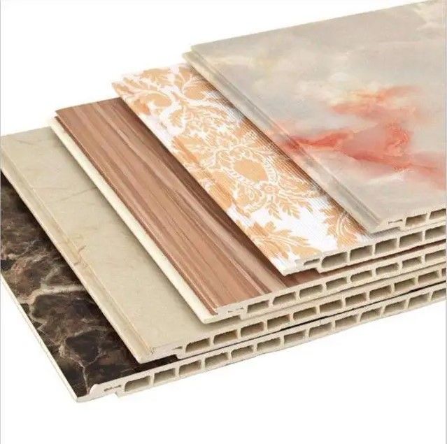 Tablero de pared decorativo integrado con paneles de pared interior de PVC contemporáneo de fibra de bambú