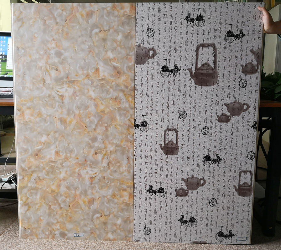 Paneles de pared decorativos de PVC de fibra de bambú de 10 mm de espesor para el salón