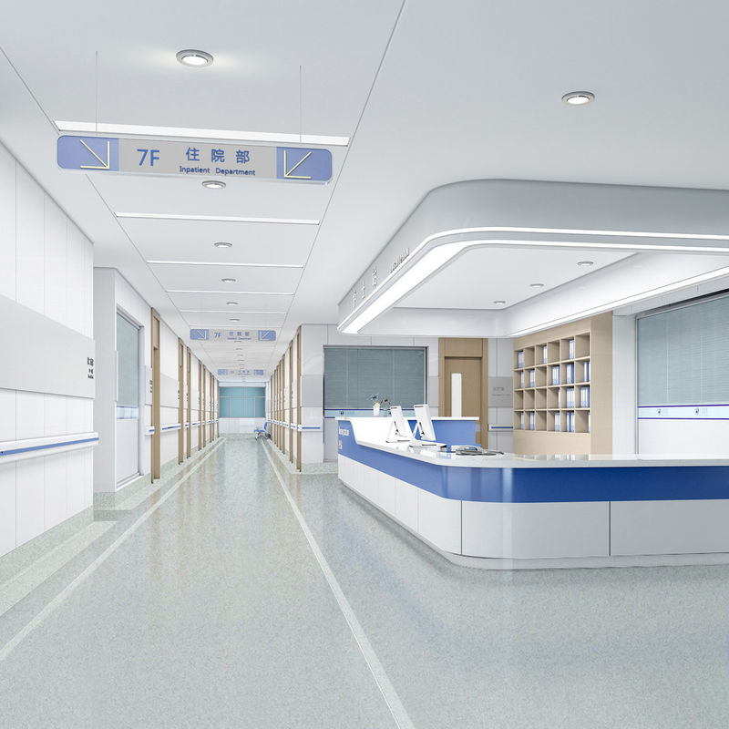 Transforme sus espacios de atención médica con el piso homogéneo de Relle