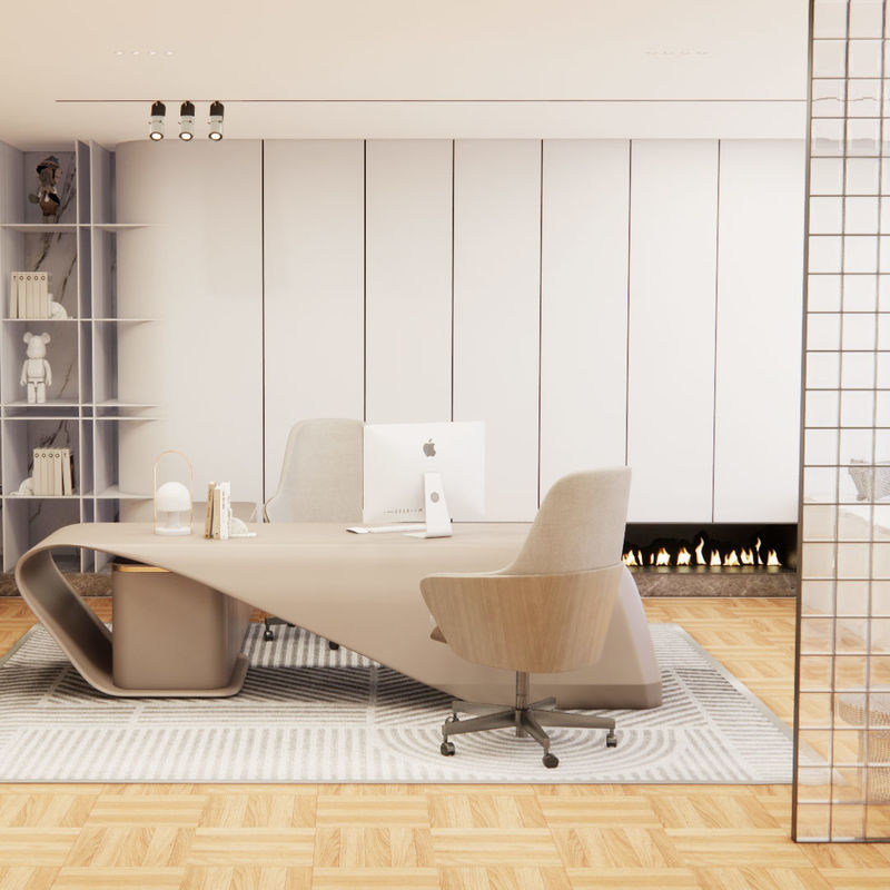 Ambiente saludable y elegante con suelo de LVT de relieve para espacios de atención médica