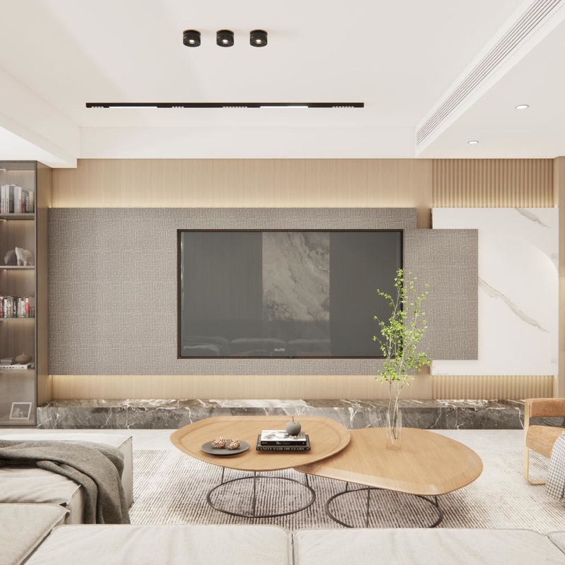 Panel de pared de madera y plástico 3D ecológico de Relle WPC (Multi-Spec personalizable, para decoración de interiores)