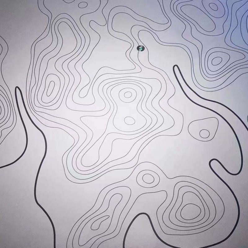 Piso de caucho Relle respetuoso con el medio ambiente, resistente al desgaste y antideslizante para salas de exposiciones