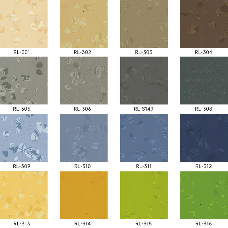 Piso de caucho antideslizante, resistente al desgaste y a las manchas para salas de exposiciones