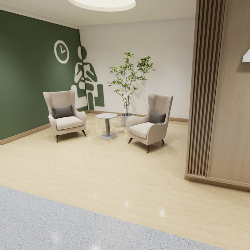 Pavimentos integrales para el cuidado de ancianos en residencias de ancianos – Estilo higiénico homogéneo de grado médico