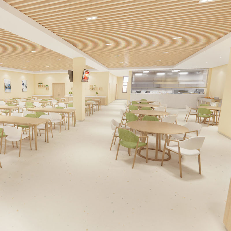 Pavimentos especiales para residencias de ancianos para rehabilitación y cuidados – Estilo seguro e higiénico de grado médico