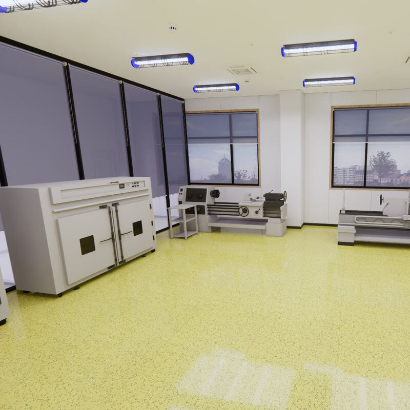 Pavimento de seguridad industrial Relle Carborundum para fábricas: alta resistencia al desgaste, antideslizante y a prueba de impactos