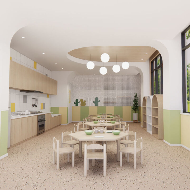 Relle Preschool Campus R11 Anti-Slip Carborundum Flooring (Wear-Resistant Easy-Clean)