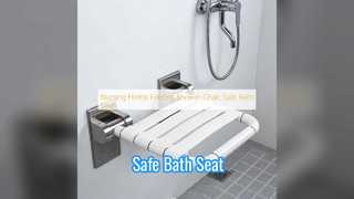 Silla de ducha plegable segura para personas mayores y embarazadas